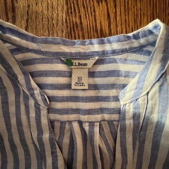 Women's L.L. Bean linen tunic size XS - Picture 2 of 3